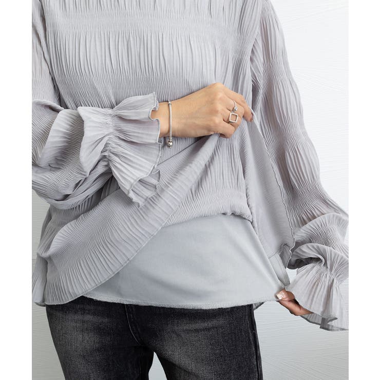 袖シースルートップス レディース 裏地付き | SUNSHINE CLOSET | 詳細画像20 