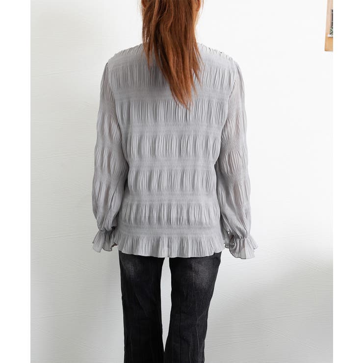 袖シースルートップス レディース 裏地付き | SUNSHINE CLOSET | 詳細画像23 