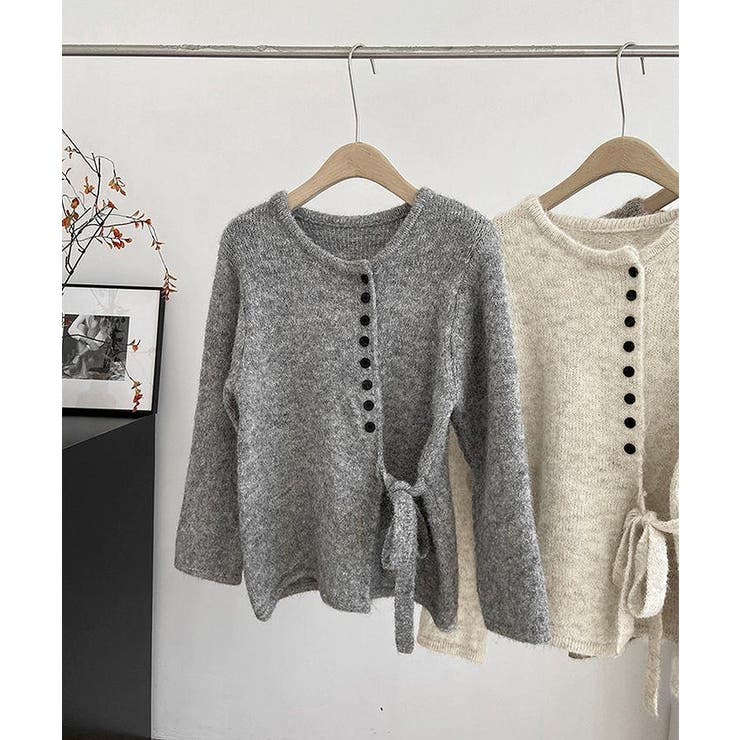 サイドリボンニットトップスボタンデザイン | SUNSHINE CLOSET | 詳細画像13 