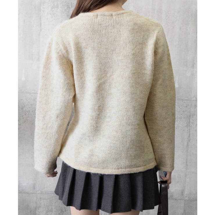 サイドリボンニットトップスボタンデザイン | SUNSHINE CLOSET | 詳細画像17 