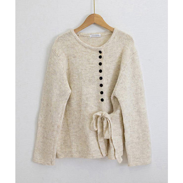 サイドリボンニットトップスボタンデザイン | SUNSHINE CLOSET | 詳細画像20 