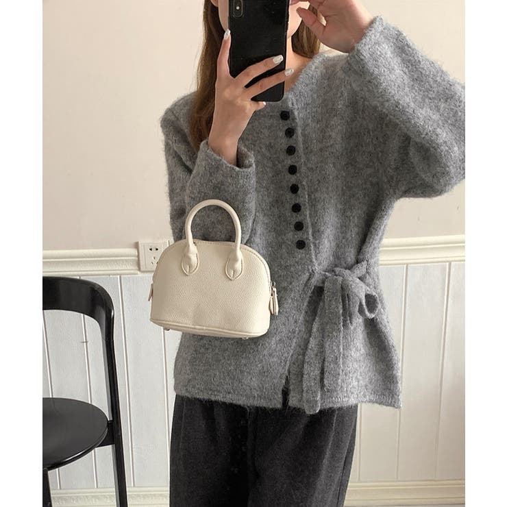 サイドリボンニットトップスボタンデザイン | SUNSHINE CLOSET | 詳細画像8 