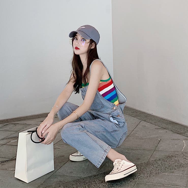 サロペット レディース デニムパンツ | SUNSHINE CLOSET | 詳細画像12 