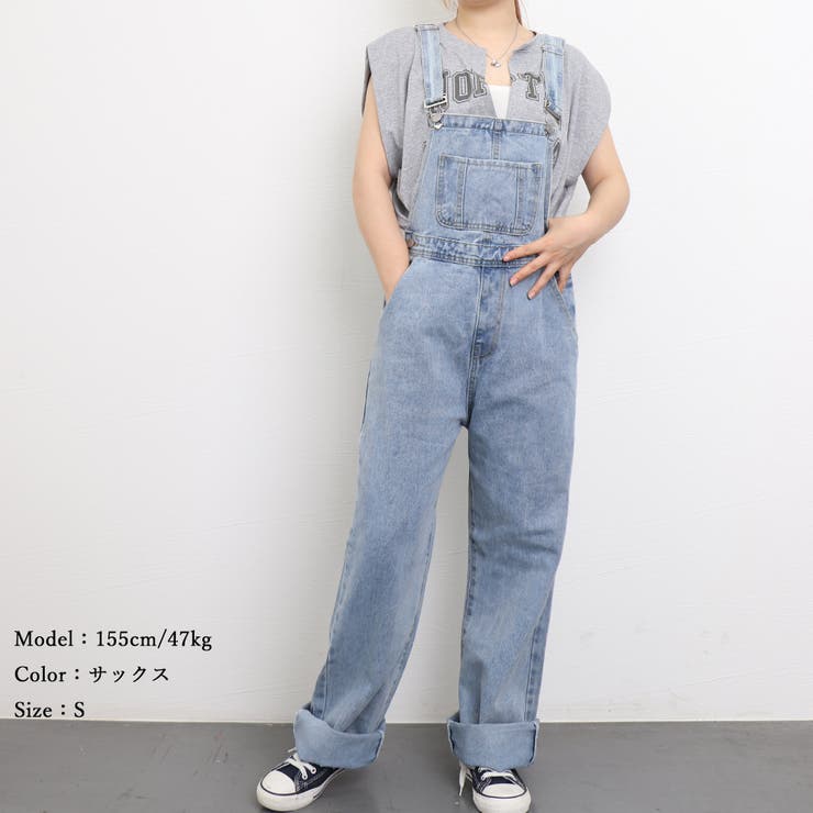 サロペット レディース デニムパンツ | SUNSHINE CLOSET | 詳細画像16 