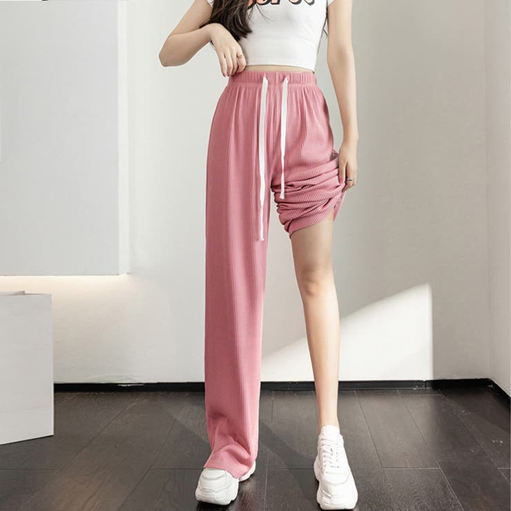 イージー ワイドパンツ レディース 脚長 | SUNSHINE CLOSET | 詳細画像12 