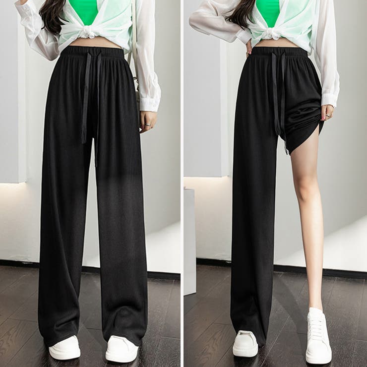 イージー ワイドパンツ レディース 脚長 | SUNSHINE CLOSET | 詳細画像6 