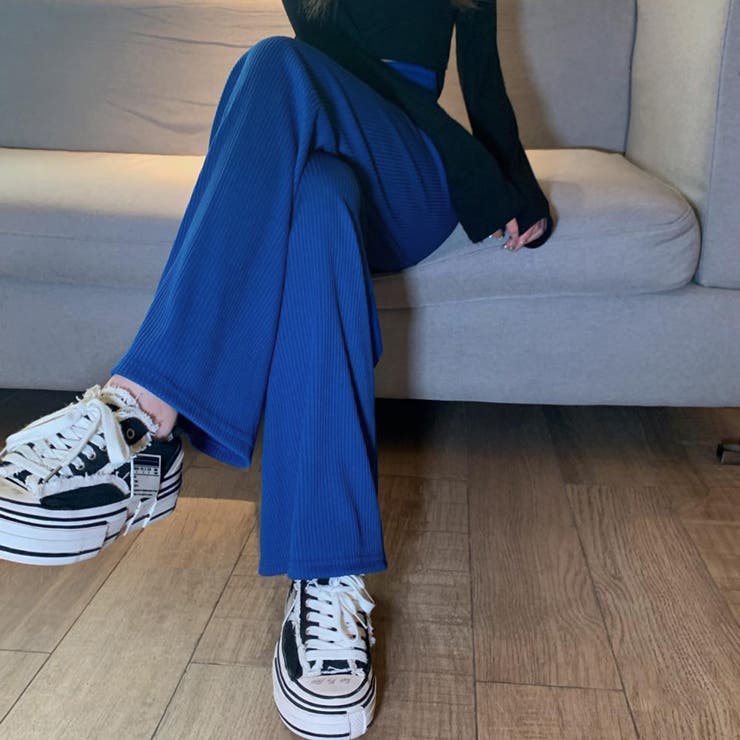 ドロスト ワイドパンツ リブ レディース | SUNSHINE CLOSET | 詳細画像10 