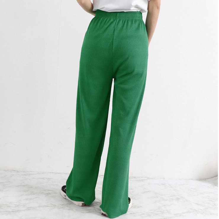 ドロスト ワイドパンツ リブ レディース | SUNSHINE CLOSET | 詳細画像17 