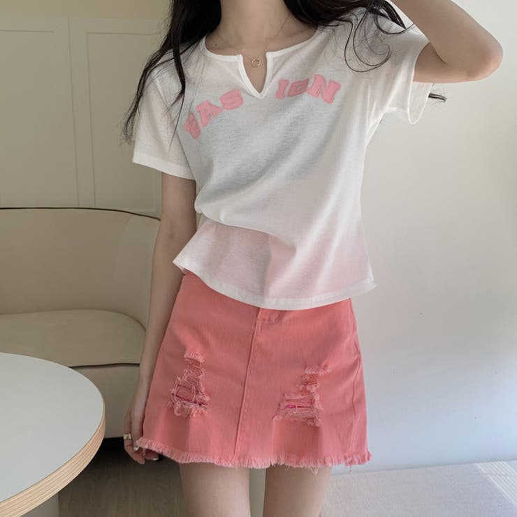 サマー ニットtシャツ レディース 韓国 | SUNSHINE CLOSET | 詳細画像10 