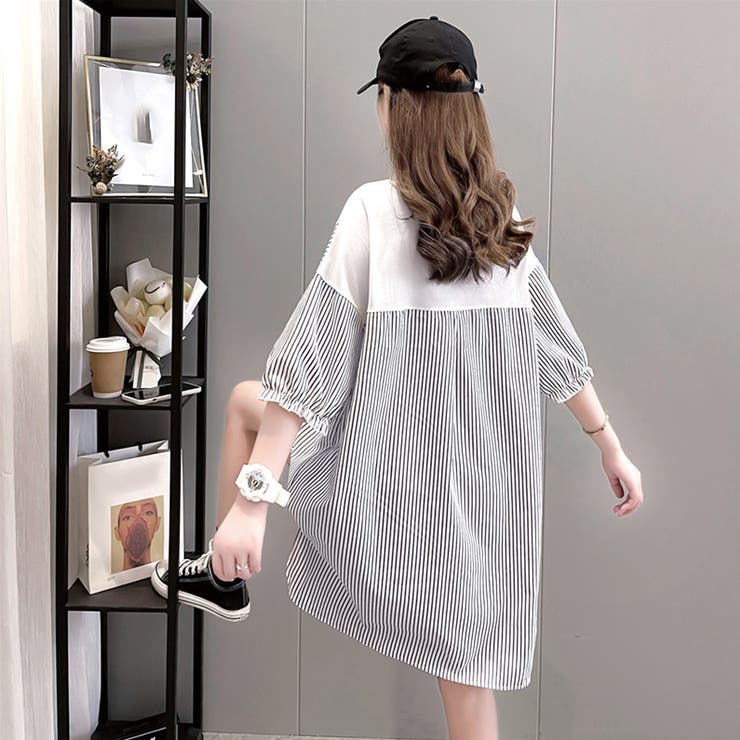 ロゴ チュニック 夏ロングTシャツ 半袖 | SUNSHINE CLOSET | 詳細画像10