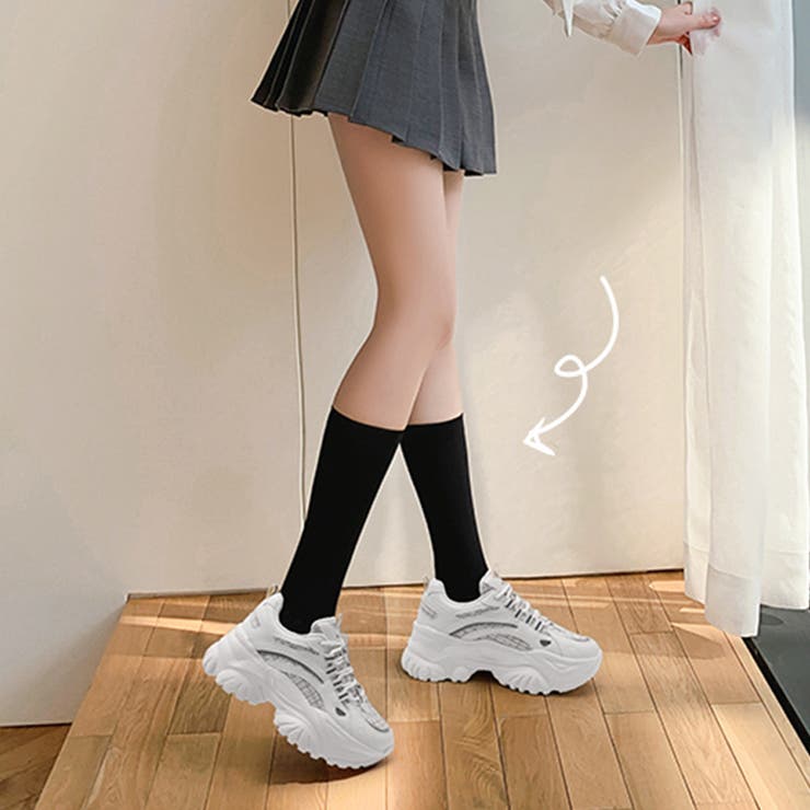 ダッドスニーカー レディース 韓国風厚底 | SUNSHINE CLOSET | 詳細画像13 