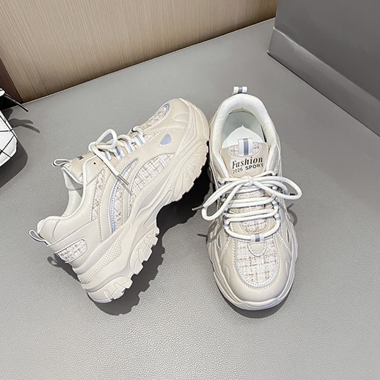 韓国ユニセックス厚底ダッドスニーカー 予約販売】スニーカー 韓国 メンズ ダッドスニーカー ユニ