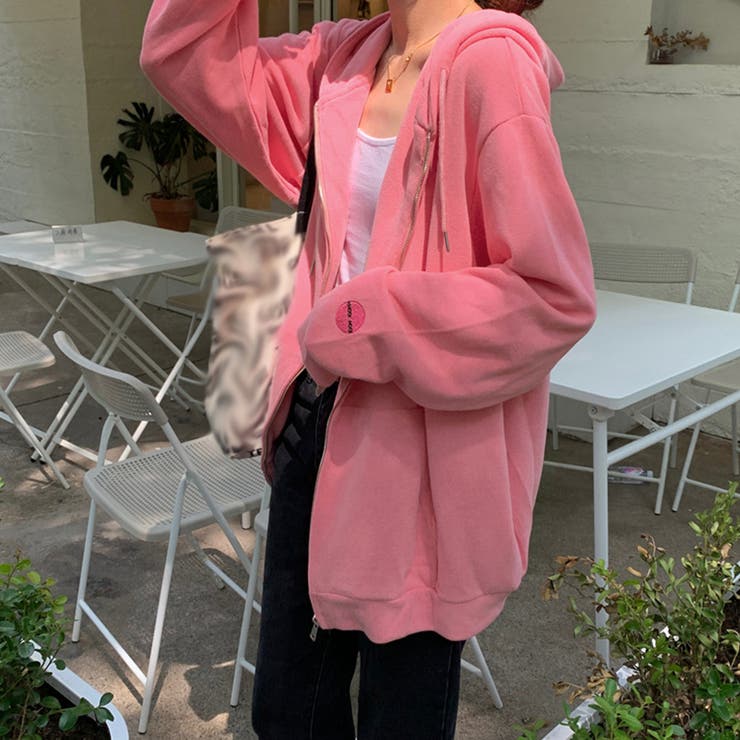 ジップアップパーカーレディーススウェット | SUNSHINE CLOSET | 詳細画像14 