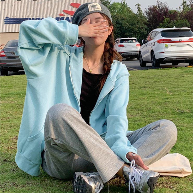 ジップアップパーカーレディーススウェット | SUNSHINE CLOSET | 詳細画像18 