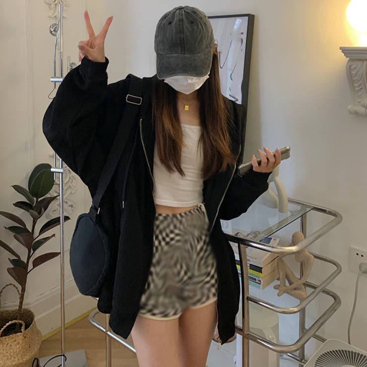 ジップアップパーカーレディーススウェット | SUNSHINE CLOSET | 詳細画像6 