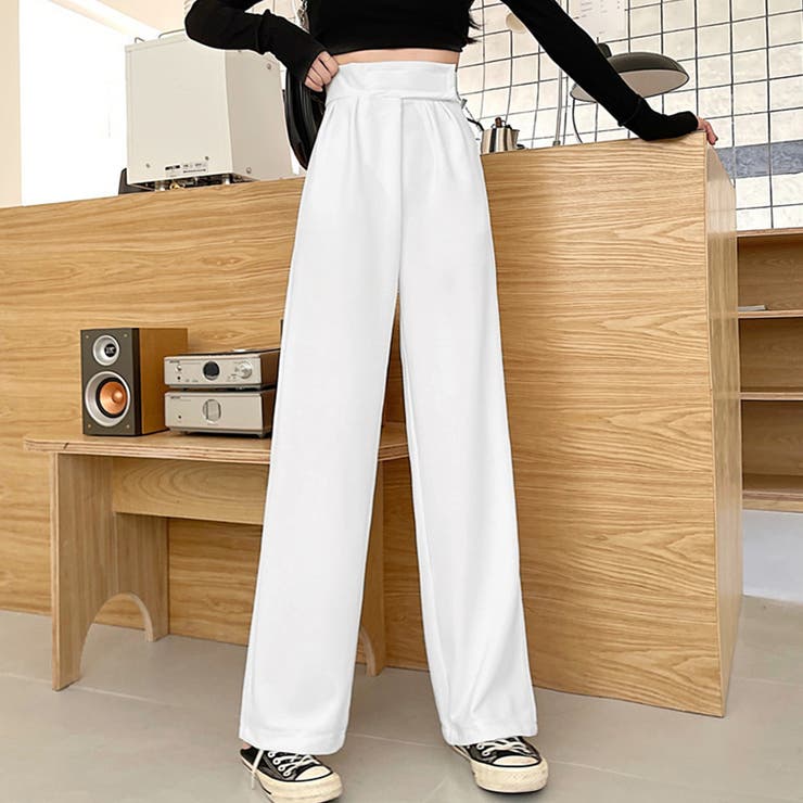 ストレートワイドパンツ レディース 韓国 | SUNSHINE CLOSET | 詳細画像10 