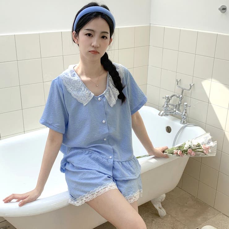 部屋着 上下セット 半袖パジャマ 春夏秋 | SUNSHINE CLOSET | 詳細画像11 