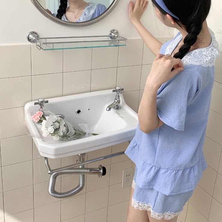 部屋着 上下セット 半袖パジャマ 春夏秋 | SUNSHINE CLOSET | 詳細画像12 