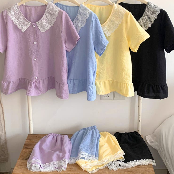 部屋着 上下セット 半袖パジャマ 春夏秋 | SUNSHINE CLOSET | 詳細画像14 