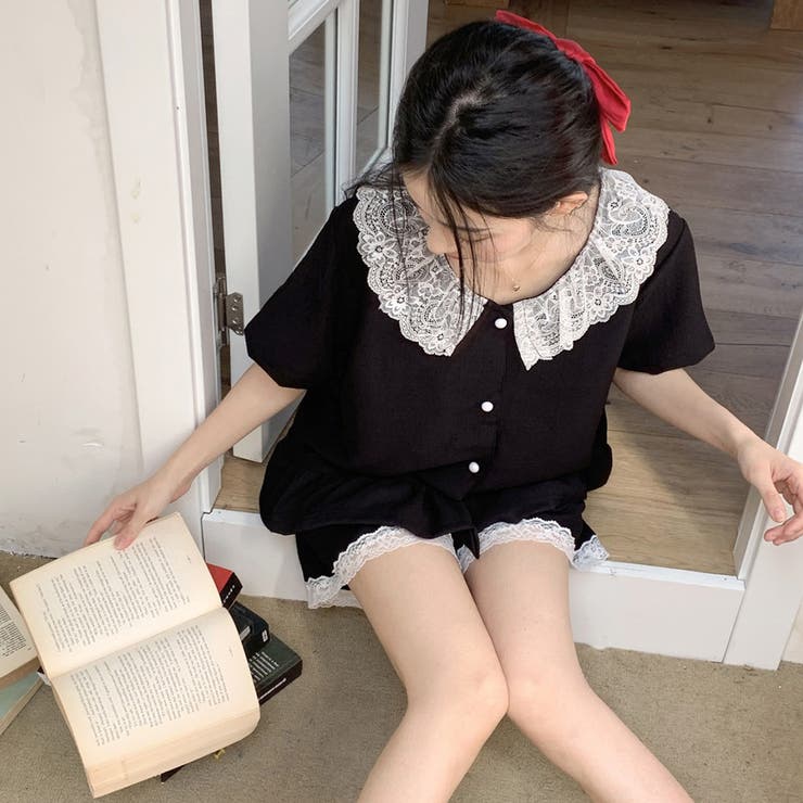 部屋着 上下セット 半袖パジャマ 春夏秋 | SUNSHINE CLOSET | 詳細画像5 