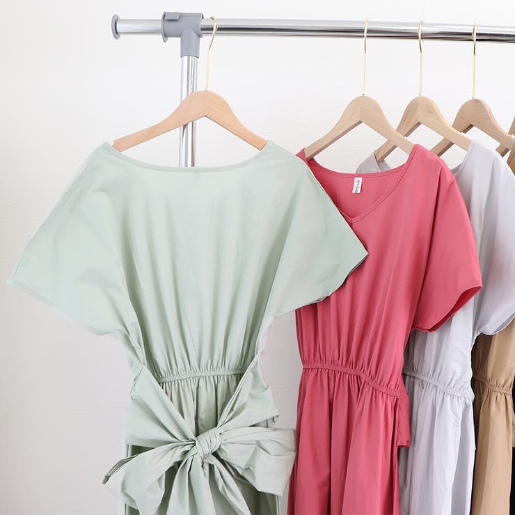 マキシワンピース フレンチ袖ロングワンピ | SUNSHINE CLOSET | 詳細画像15 