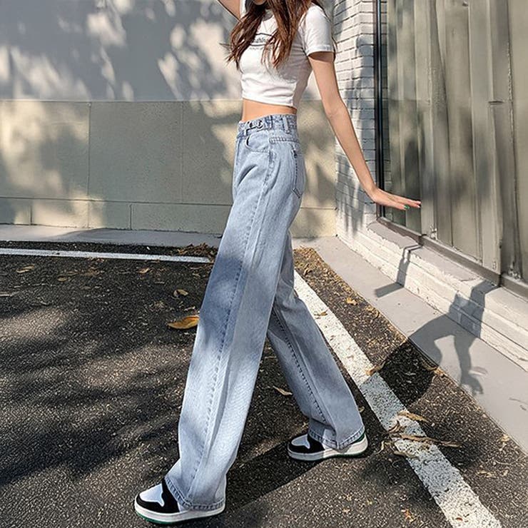 ストレートデニムパンツ レディース 美脚 | SUNSHINE CLOSET | 詳細画像14 