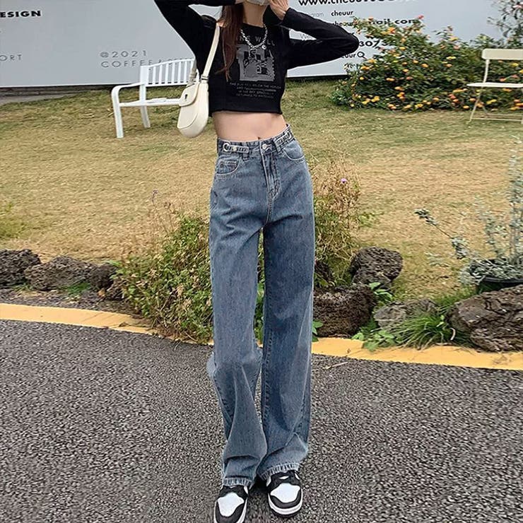 ストレートデニムパンツ レディース 美脚 | SUNSHINE CLOSET | 詳細画像2 