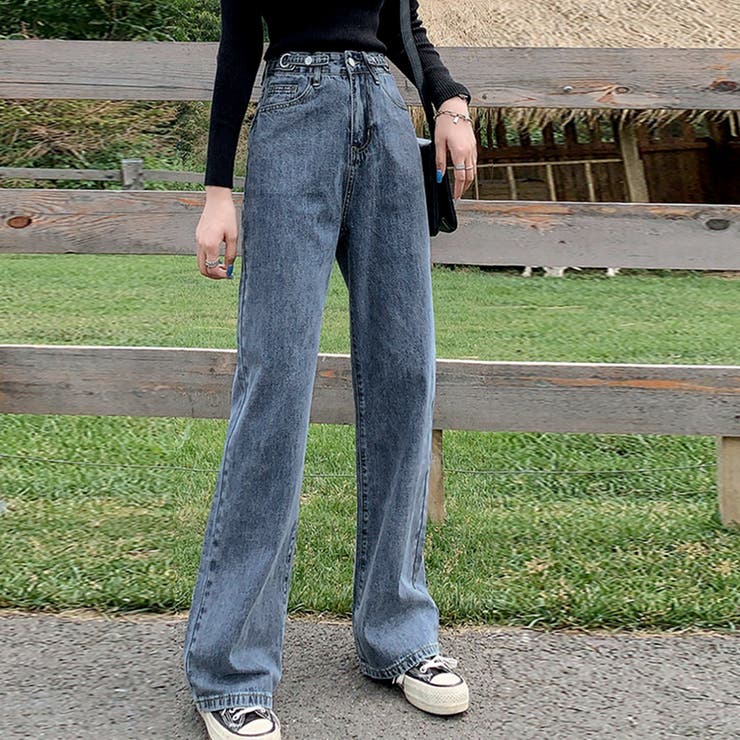 ストレートデニムパンツ レディース 美脚 | SUNSHINE CLOSET | 詳細画像6 