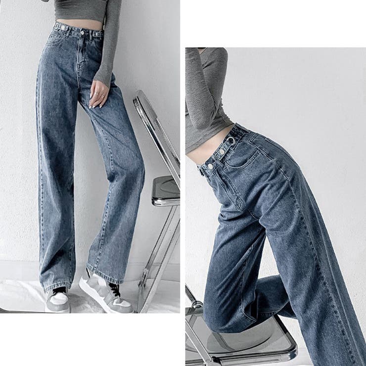 ストレートデニムパンツ レディース 美脚 | SUNSHINE CLOSET | 詳細画像9 