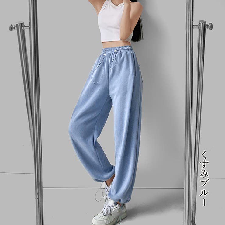 スウェットパンツ レディースカラーパンツ[品番：AGCW0004126