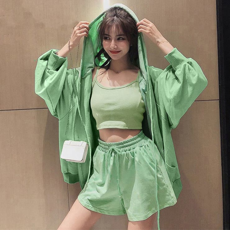 3点セット ルームウェア レディース韓国[品番：AGCW0004068