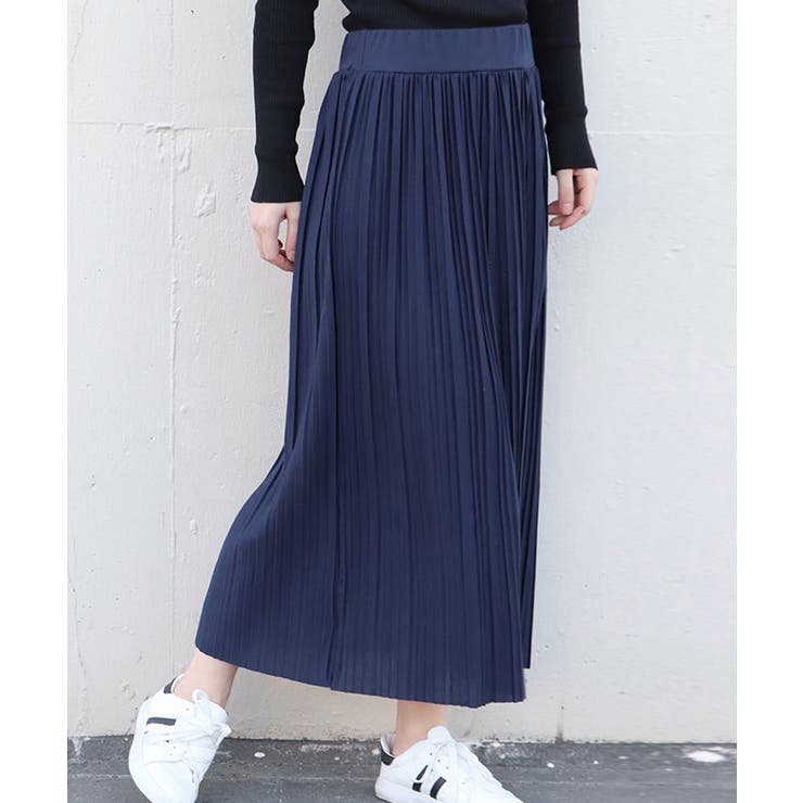 アーモリン　プリーツスカート 14色展開/洗える】ウーリッシュ プリーツスカート / ANY