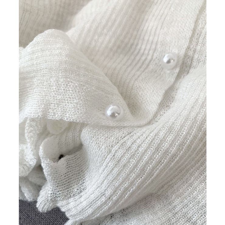 サマーニットカーディガン 花モチーフ付き | SUNSHINE CLOSET | 詳細画像21 