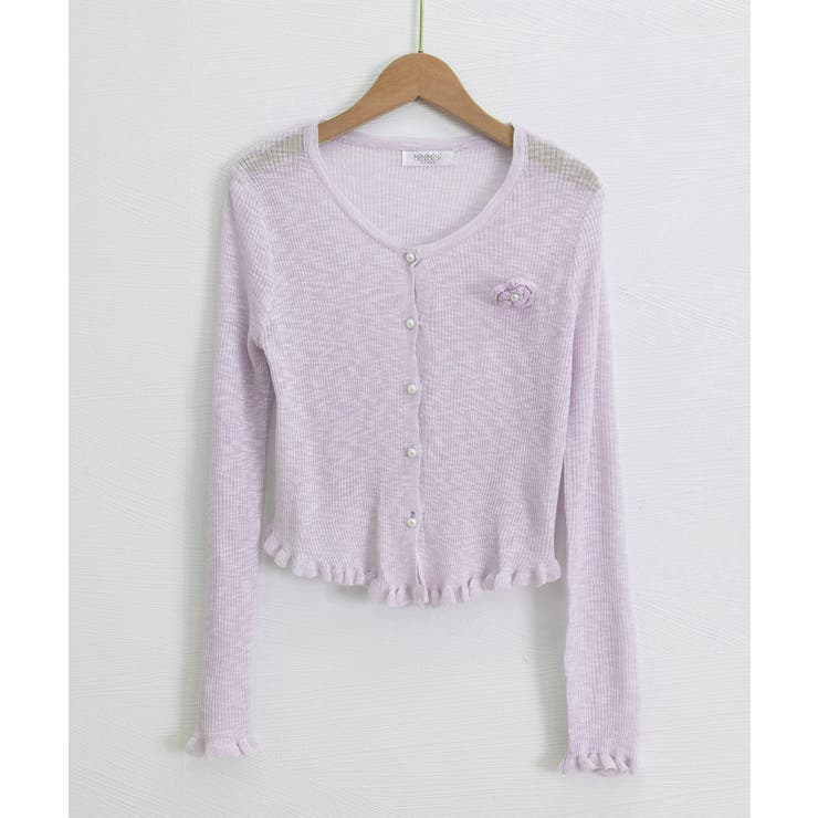 サマーニットカーディガン 花モチーフ付き | SUNSHINE CLOSET | 詳細画像36 