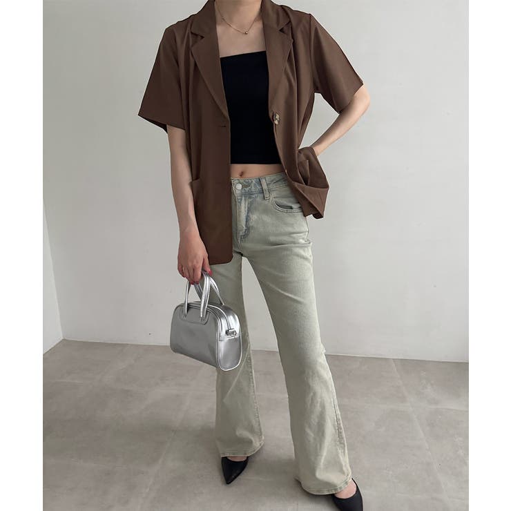 薄手ジャケットオフィスカジュアル 涼しいサマージャケット洗えるスーツ きれいめト… | SUNSHINE CLOSET | 詳細画像30 