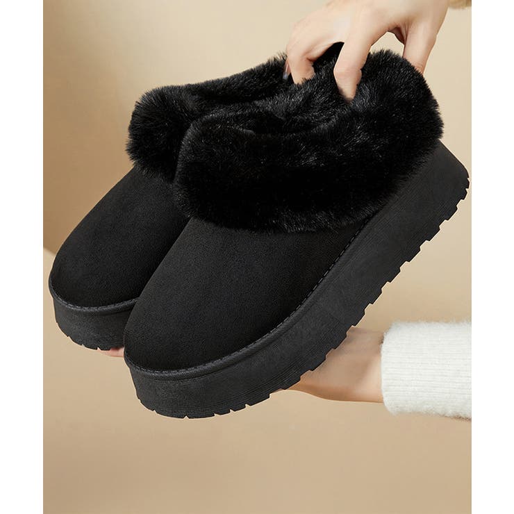 アンクルムートンブーツ厚底ファーシューズ | SUNSHINE CLOSET | 詳細画像18 