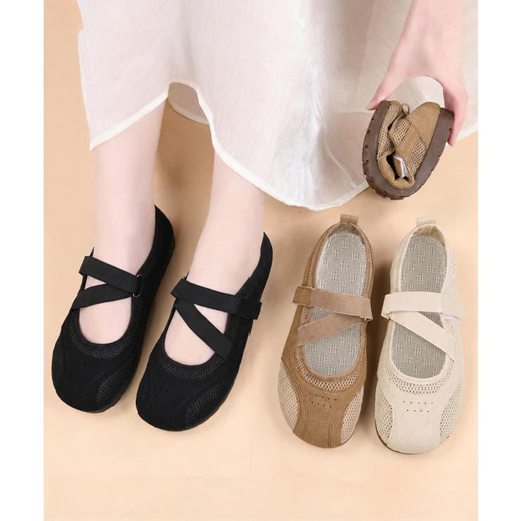 蒸れないスニーカーレディース 歩きやすい バレエコアこパンプス痛くない | SUNSHINE CLOSET | 詳細画像12 