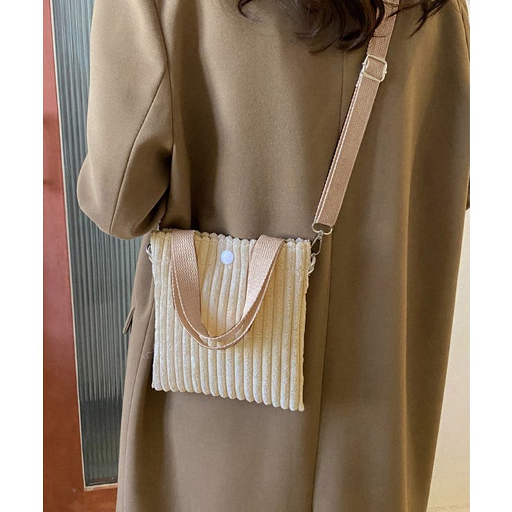 コーデュロイショルダーバッグ ミニバッグ | SUNSHINE CLOSET | 詳細画像14 