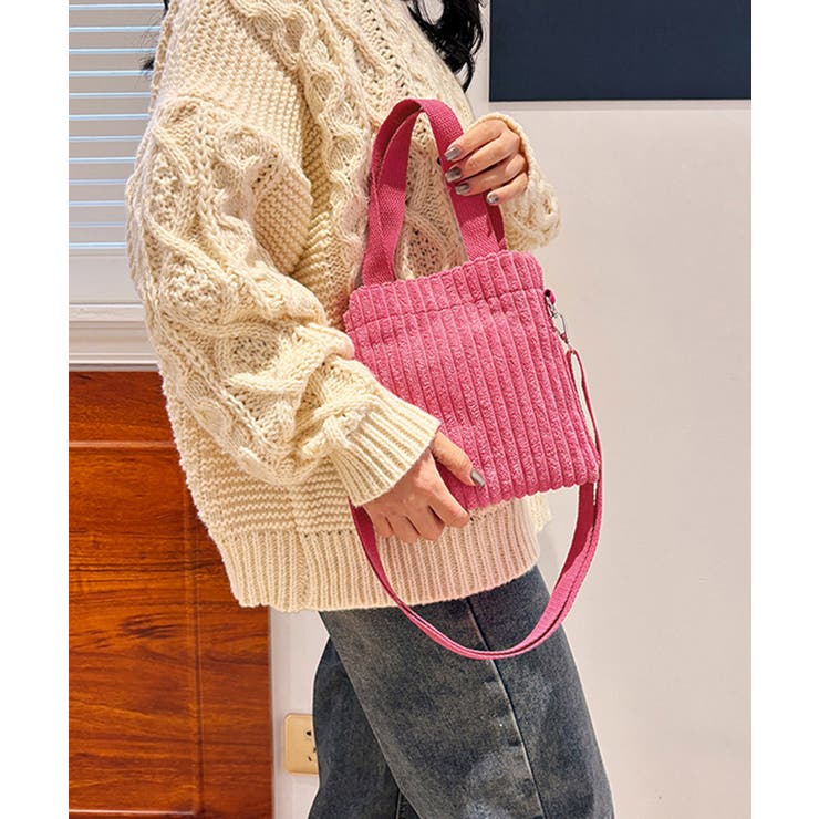 コーデュロイショルダーバッグ ミニバッグ | SUNSHINE CLOSET | 詳細画像17 