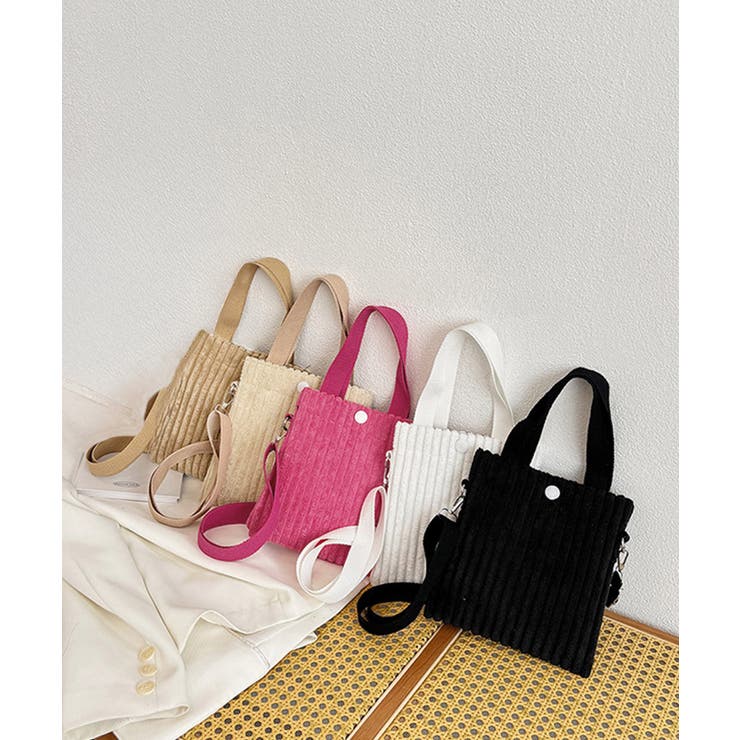 コーデュロイショルダーバッグ ミニバッグ | SUNSHINE CLOSET | 詳細画像19 