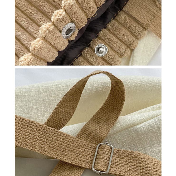 コーデュロイショルダーバッグ ミニバッグ | SUNSHINE CLOSET | 詳細画像26 