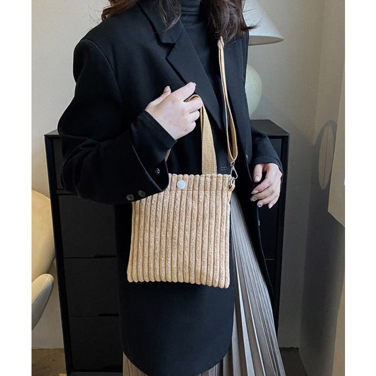 コーデュロイショルダーバッグ ミニバッグ | SUNSHINE CLOSET | 詳細画像5 