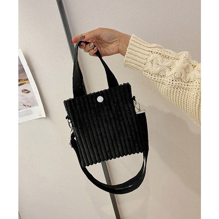 コーデュロイショルダーバッグ ミニバッグ | SUNSHINE CLOSET | 詳細画像9 