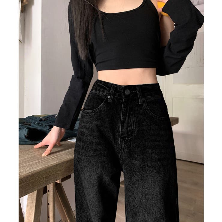 ヴィンテージデニムパンツ レディース韓国 | SUNSHINE CLOSET | 詳細画像10 