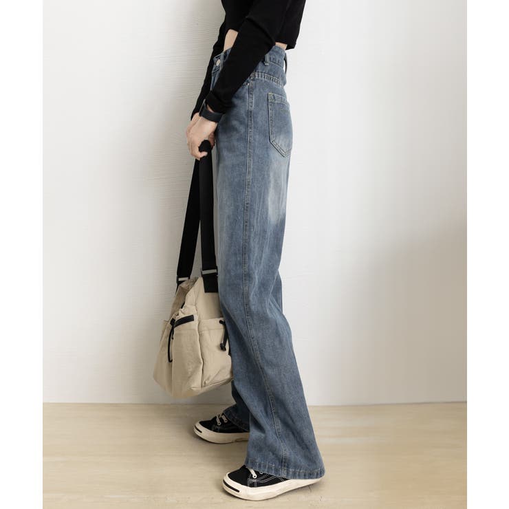 ヴィンテージデニムパンツ レディース韓国 | SUNSHINE CLOSET | 詳細画像12 