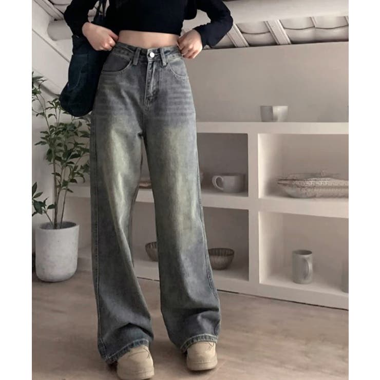 ヴィンテージデニムパンツ レディース韓国 | SUNSHINE CLOSET | 詳細画像17 