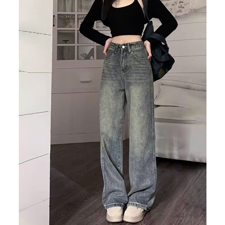 ヴィンテージデニムパンツ レディース韓国 | SUNSHINE CLOSET | 詳細画像18 