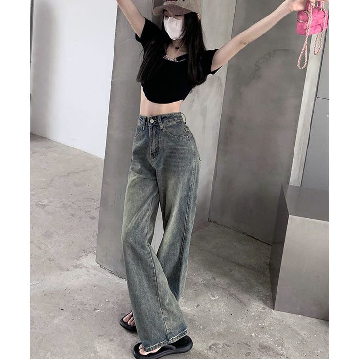 ヴィンテージデニムパンツ レディース韓国 | SUNSHINE CLOSET | 詳細画像21 