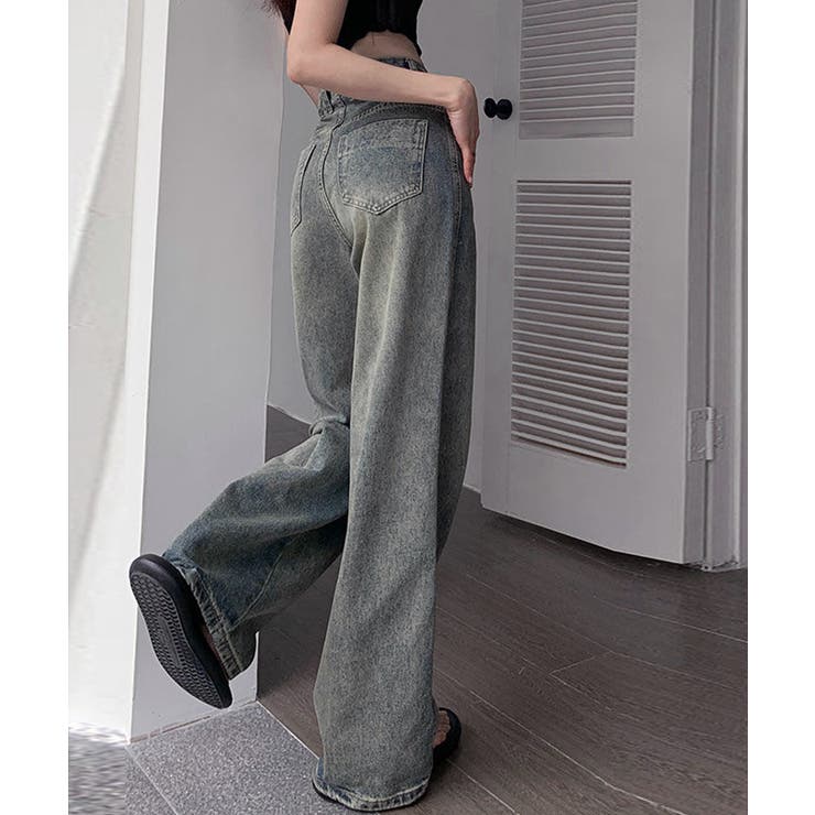 ヴィンテージデニムパンツ レディース韓国 | SUNSHINE CLOSET | 詳細画像23 