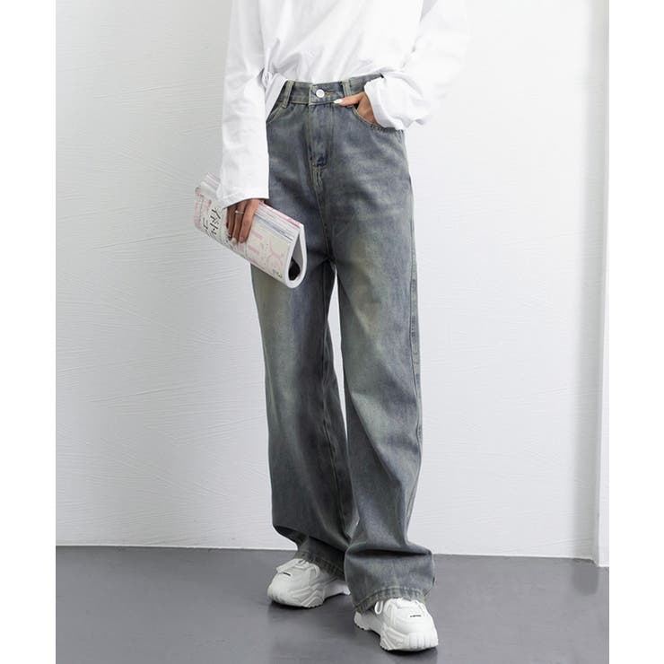 ヴィンテージデニムパンツ レディース韓国 | SUNSHINE CLOSET | 詳細画像27 